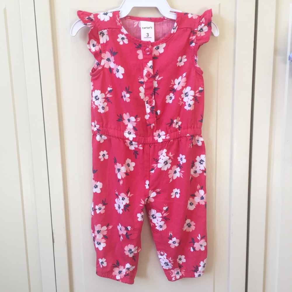 Floral Jumpsuit Carter’s 3 months